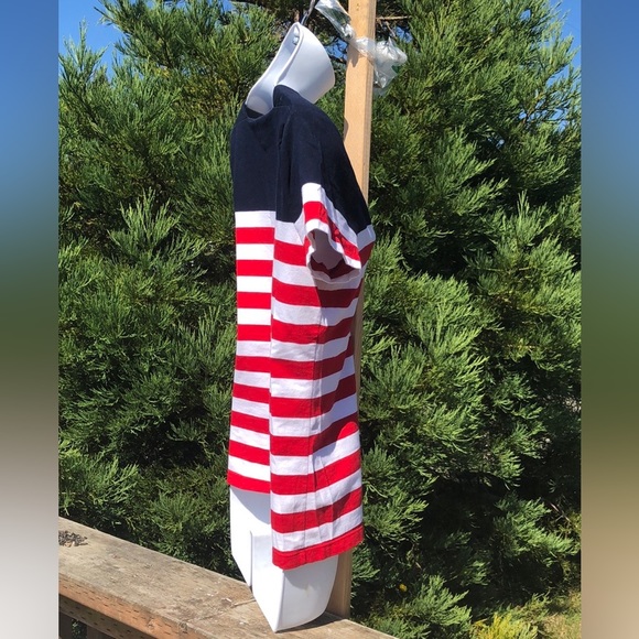 ⏰WEEKEND SALE‼️ Chaps red white & blue s/s top - Picture 5 of 11